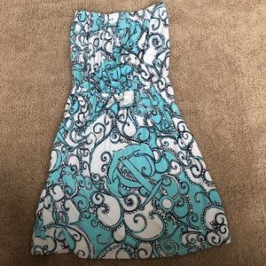 Lily Pulitzer strapless dress